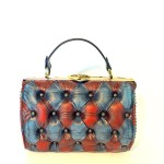 blue red harleq bag