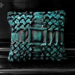 design-leather-pillow-handmade-embossed-cushion-squared-turquoise