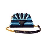 electric blu pochette harleq sphinx