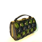 green black chester bag