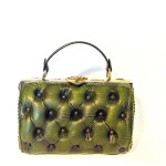 green leather chester bag