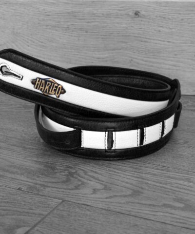 guitar-belt-leather-black-white-handmade-in-italy-customizable