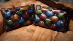 Chesterfield Leather Cushions Deep Buttoned Style Handmade Pillows