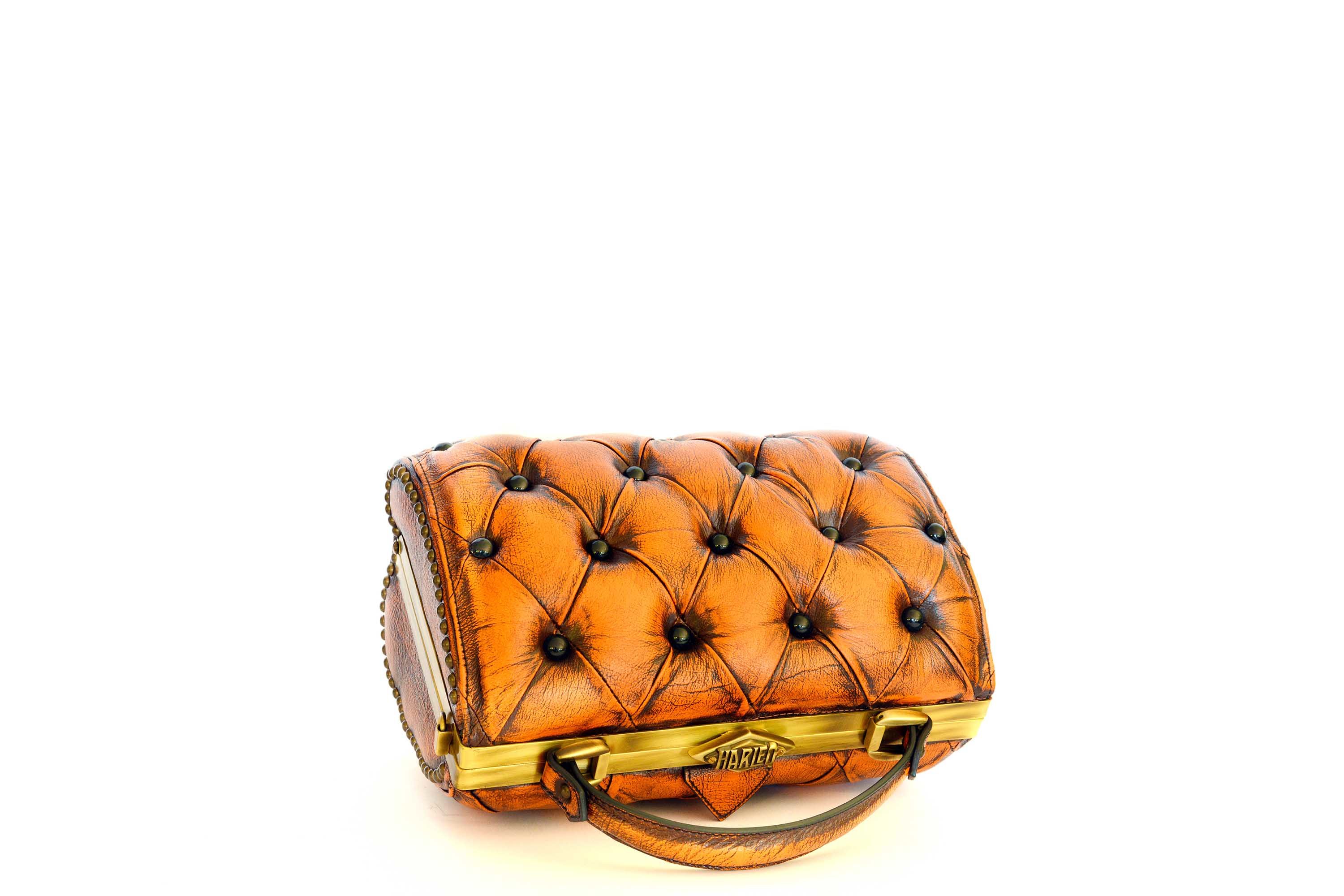 harleq-orange-leather-bag