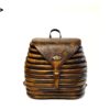 harleq rounded backpack gold