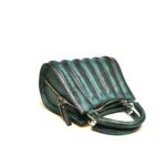 harleq-the-spine-mini-luxury-bag-black-turquiose-leathers