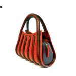 harleq the spine red luxury bag