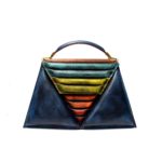 harleq triangles bag-multicolour patchwork