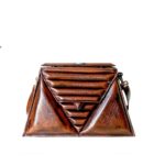 luxury-brown-harleq-triangle-bags