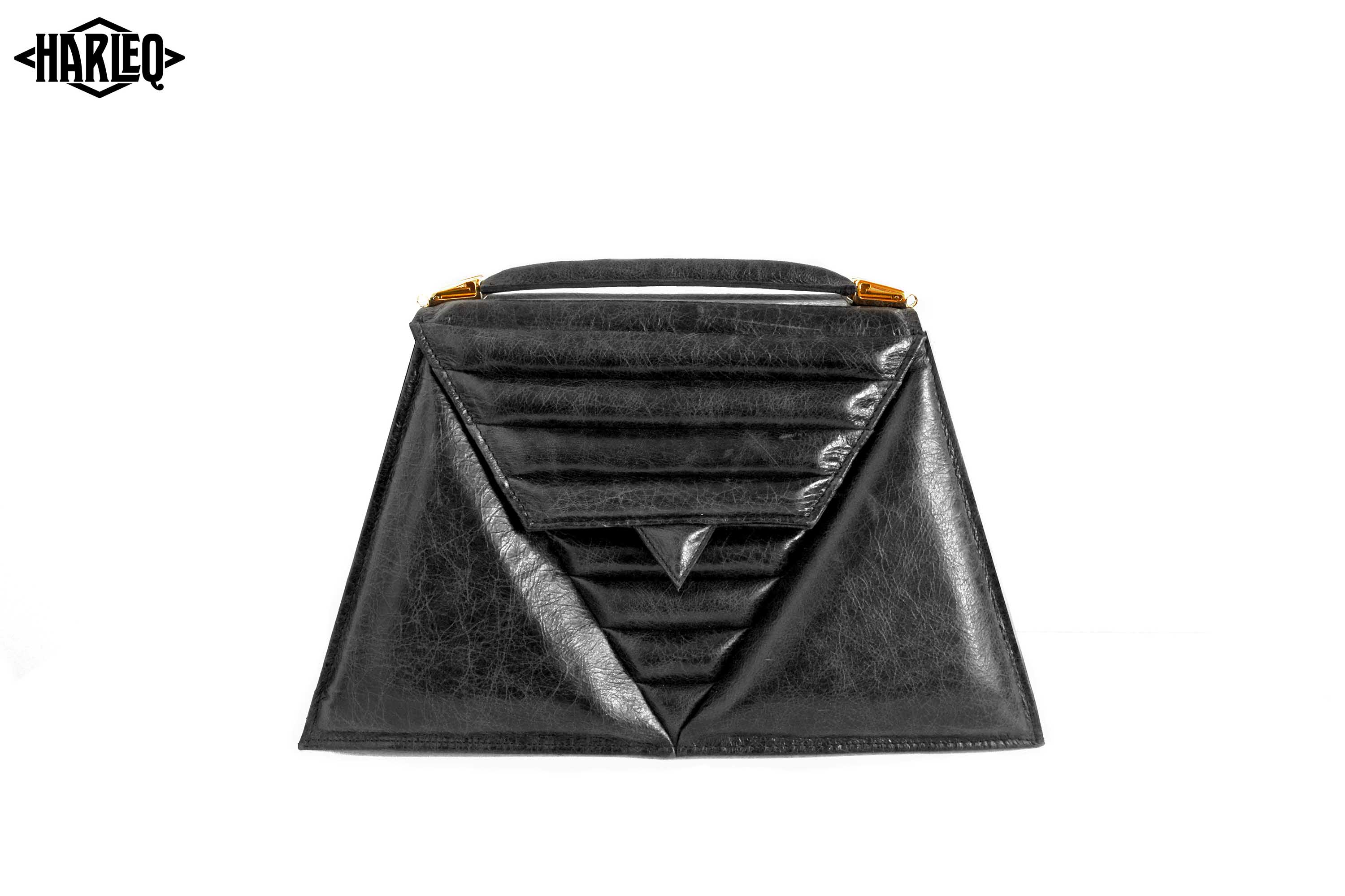 luxury-handbag-harleq-black-leather-triangles