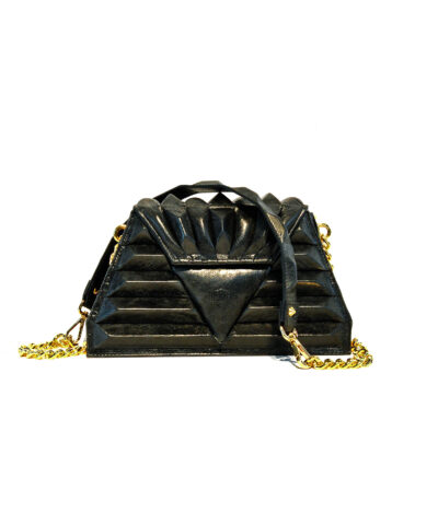 luxury pochette black modern harleq sphinx