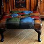 multicoloured-footstool-chesterfield-vintage-leathers