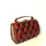 red leather bag luxury cherry