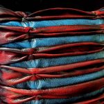 unique-cushion-leather-pillow-handmade-design-red-blue-details